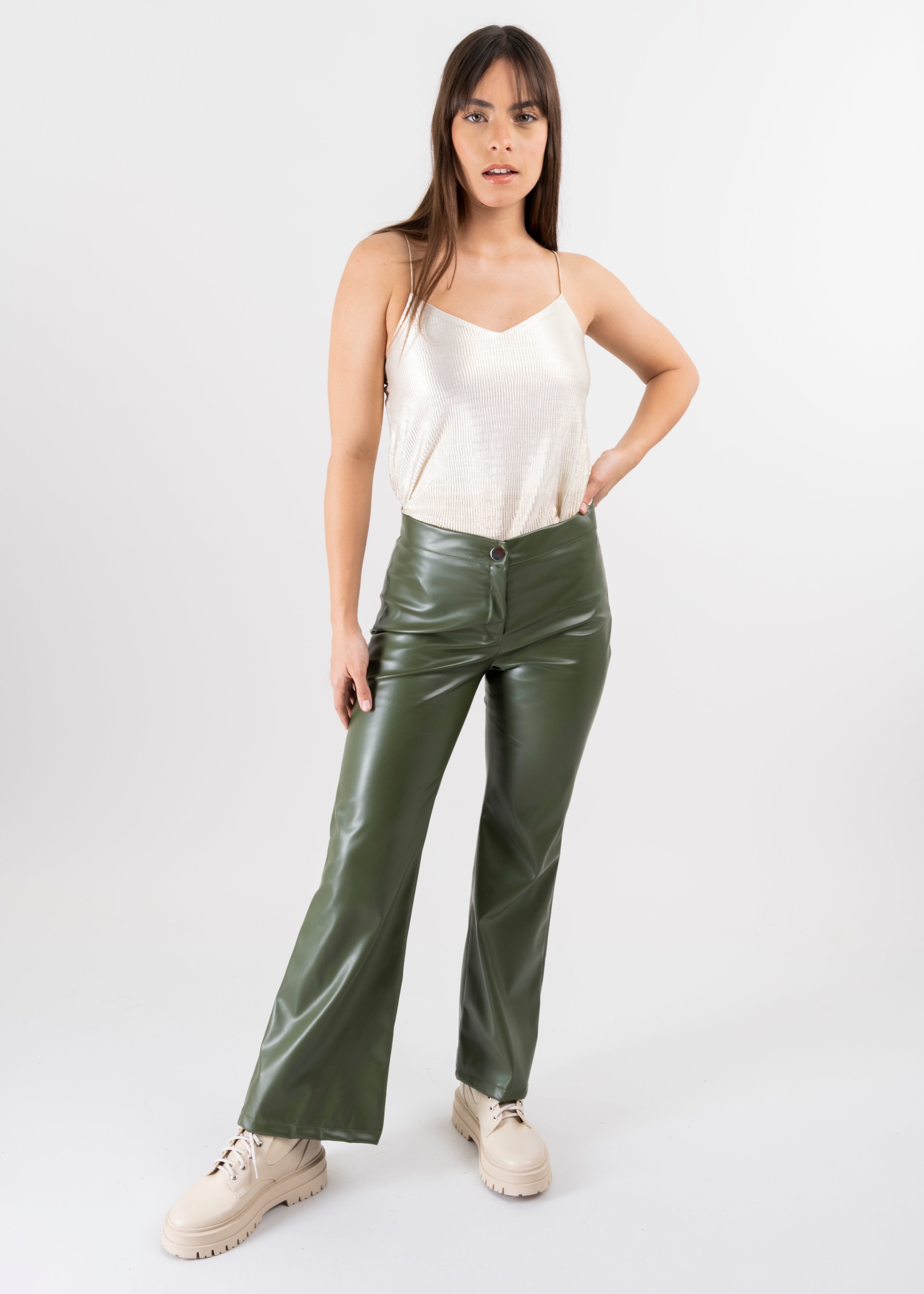 Pantalón flare efecto piel sold by Shasa product image thumbnail 5