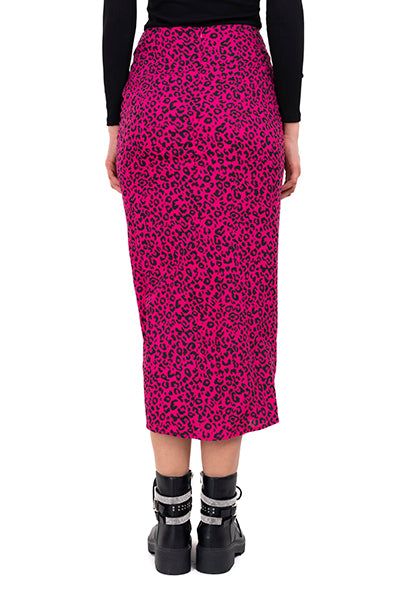 Falda Midi Animal Print Abertura Pierna sold by Shasa product image thumbnail 4
