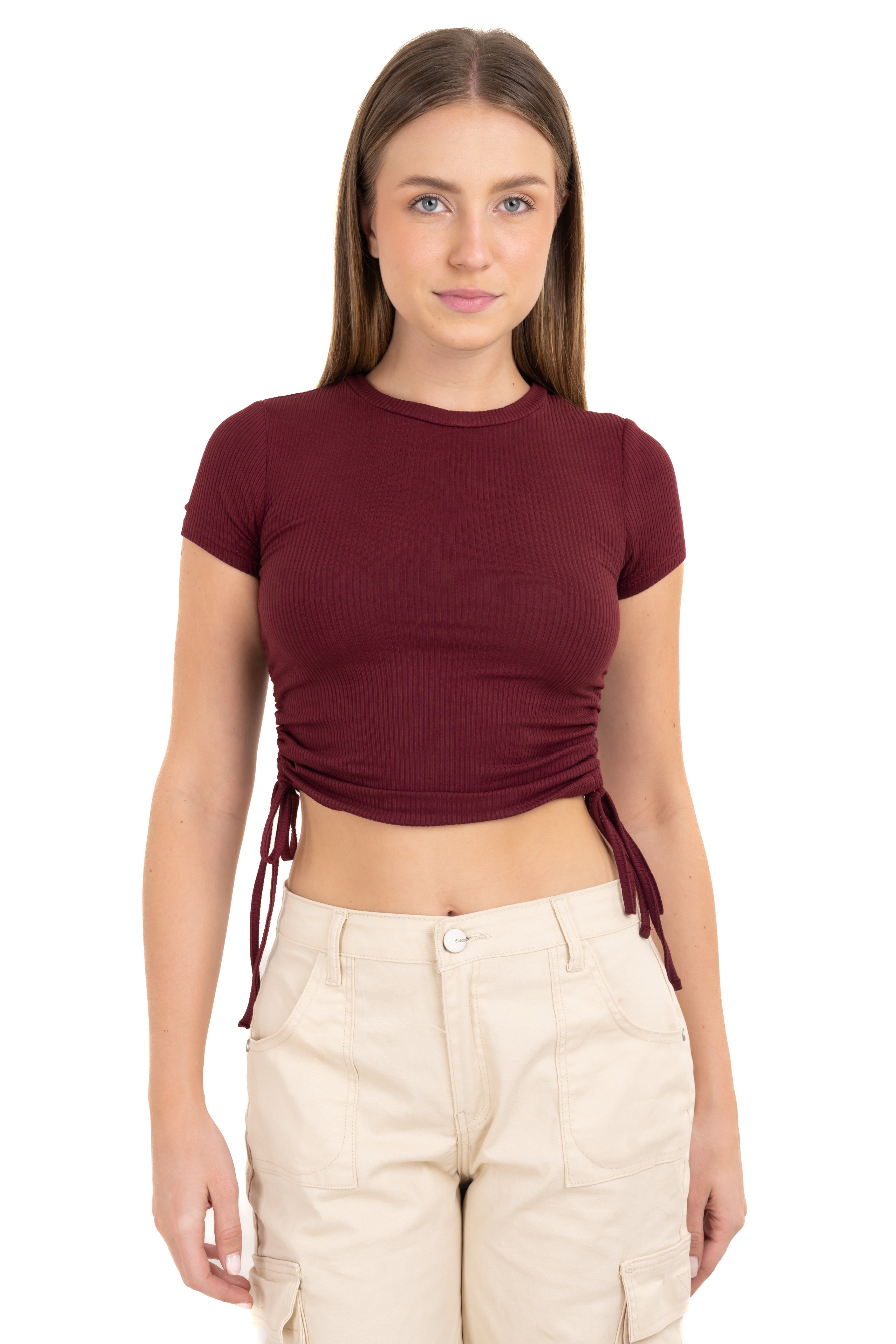 Top manga corta jaretas laterales sold by Shasa