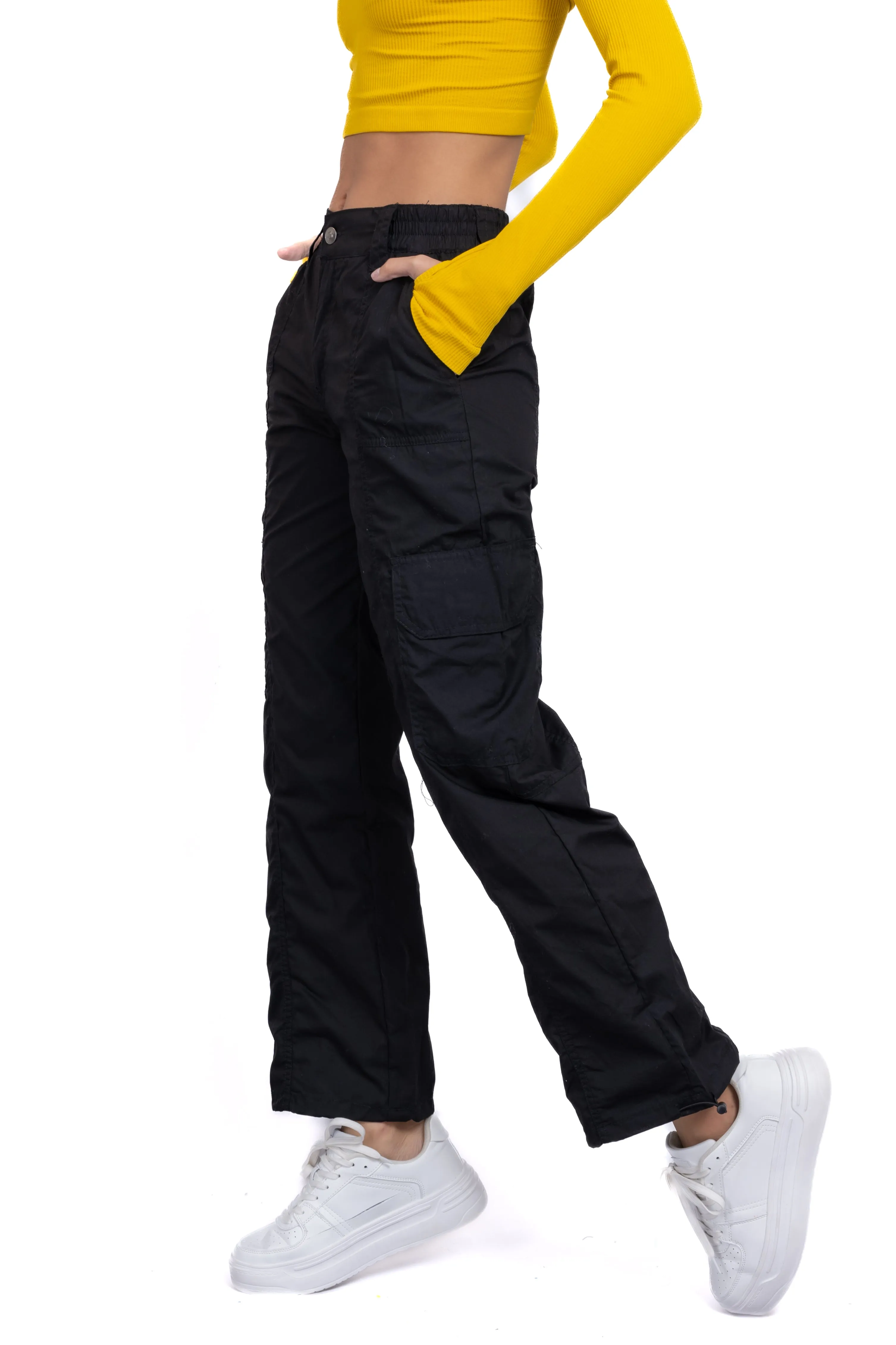 Pantalon cargo liso sold by Shasa product image thumbnail 3