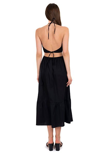 Vestido maxi liso espalda descubierta sold by Shasa product image thumbnail 4