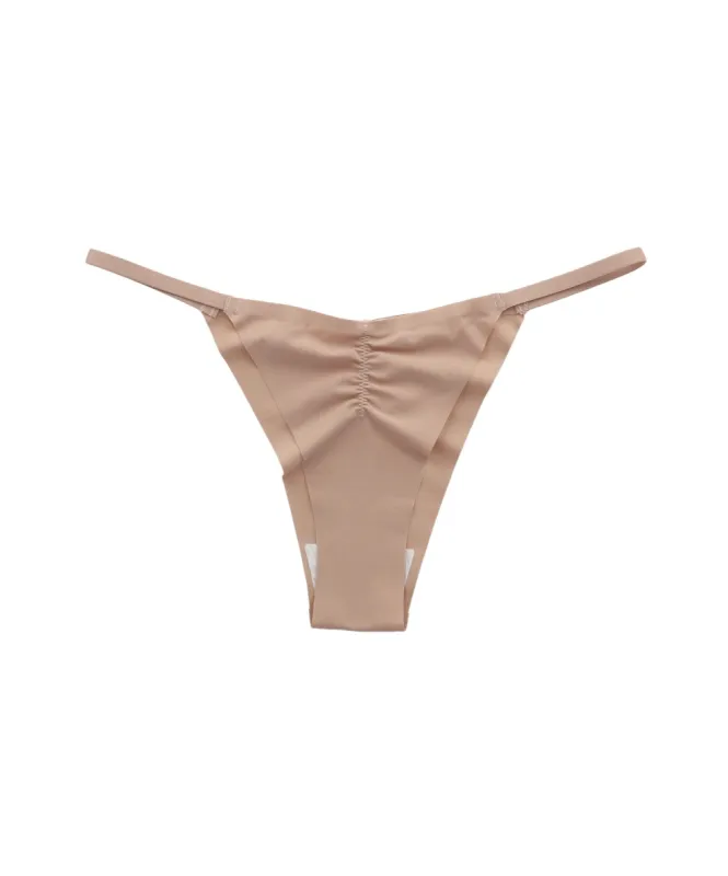 Tanga monocolor fruncido sold by Shasa