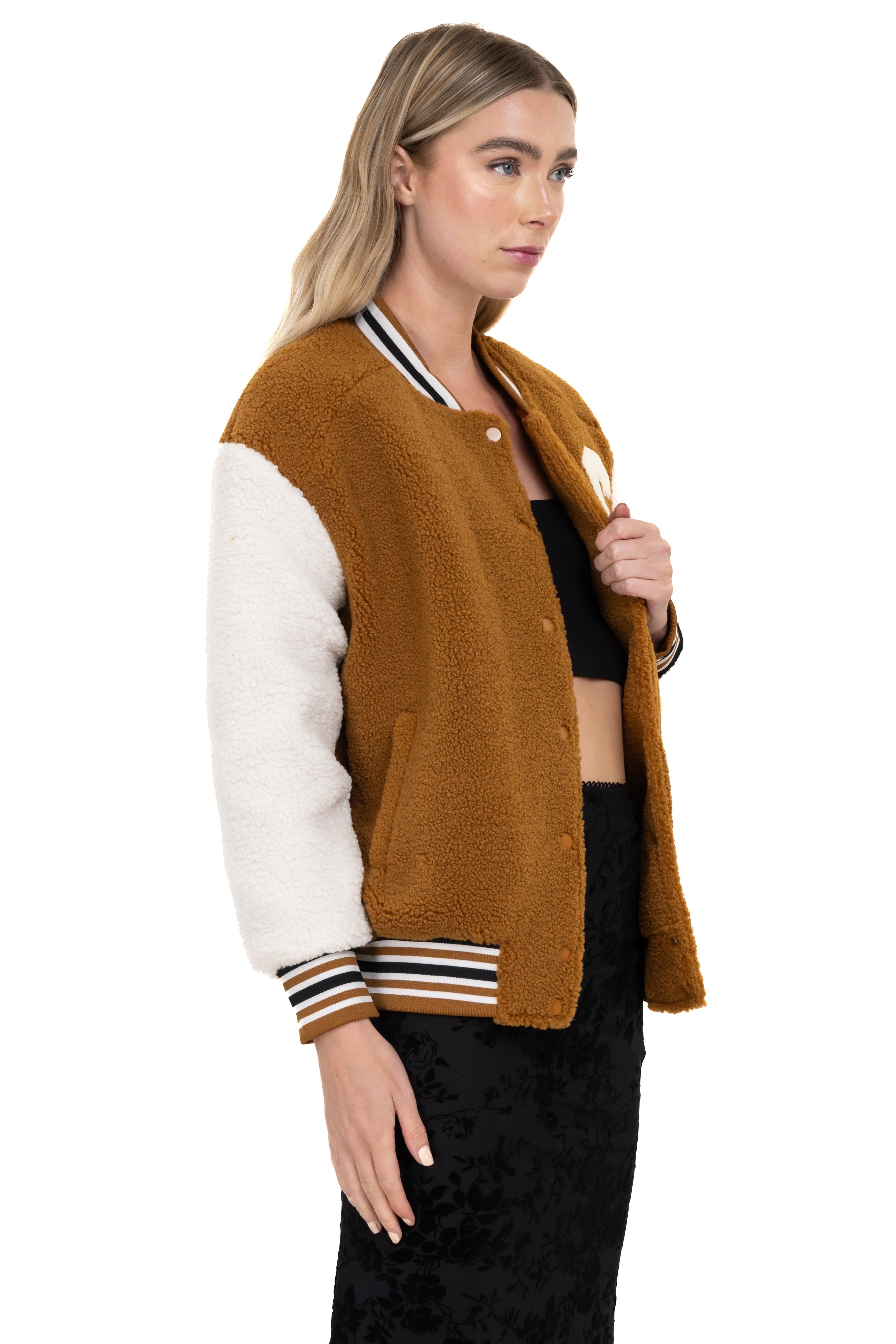 Chamarra bomber sherpa sold by Shasa product image thumbnail 3