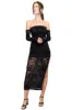 Vestido mesh flock mangas sold by Shasa