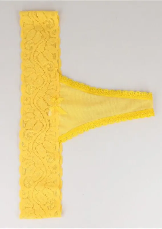Tanga encaje flores sold by Shasa