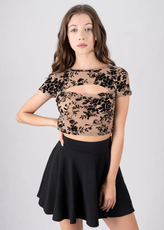 Top mesh flores flock sold by Shasa