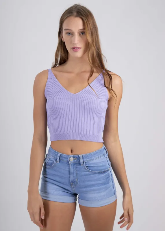 Top tejido acanalado tirantes sold by Shasa