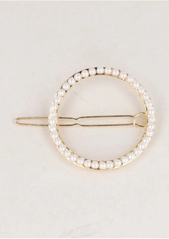 Broche circular perlas sold by Shasa
