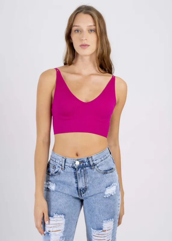 Top crop doble tirante sold by Shasa