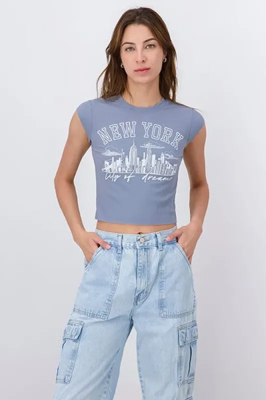 Top acanalado New York sold by Shasa