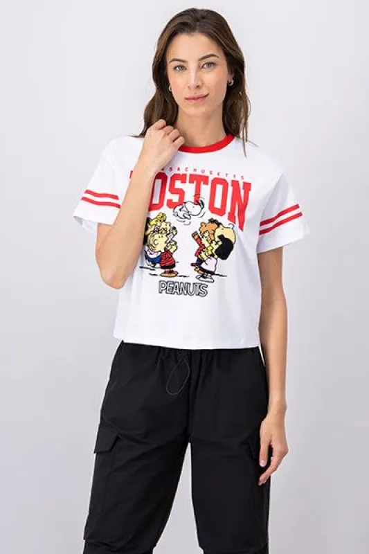 Playera Boxy Snoopy Manga Corta sold by Shasa