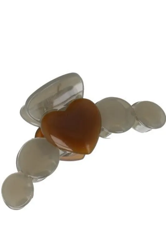 Pinza midi curveada corazón sold by Shasa