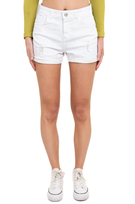 Short destrucciones dobladillo sold by Shasa