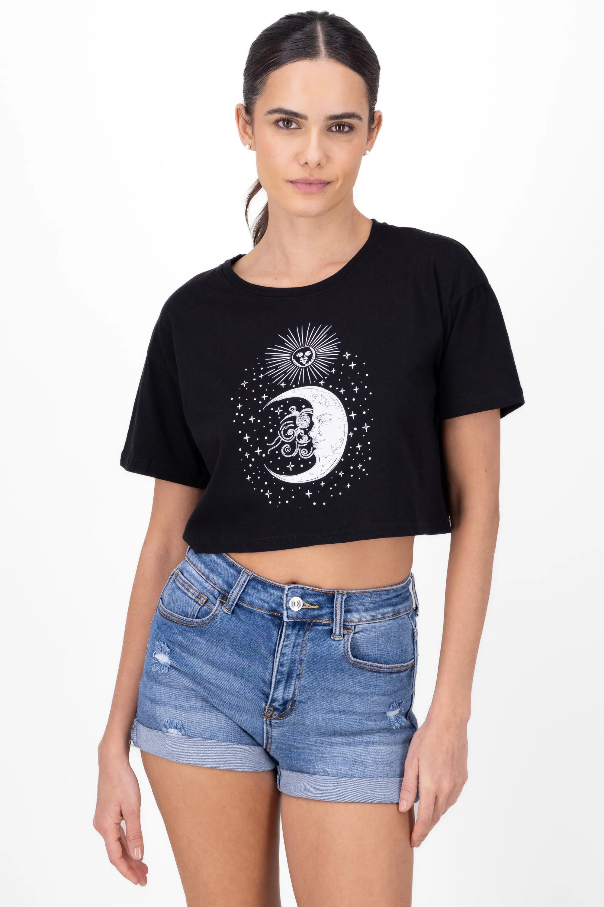 Playera Luna y sol corta sold by Shasa product image thumbnail 2