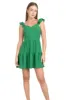 Vestido mini tirantes olanes liso sold by Shasa