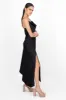 Vestido Maxi Asimetrico Cuello Cascada sold by Shasa