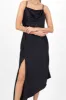Vestido Maxi Asimetrico Cuello Cascada sold by Shasa