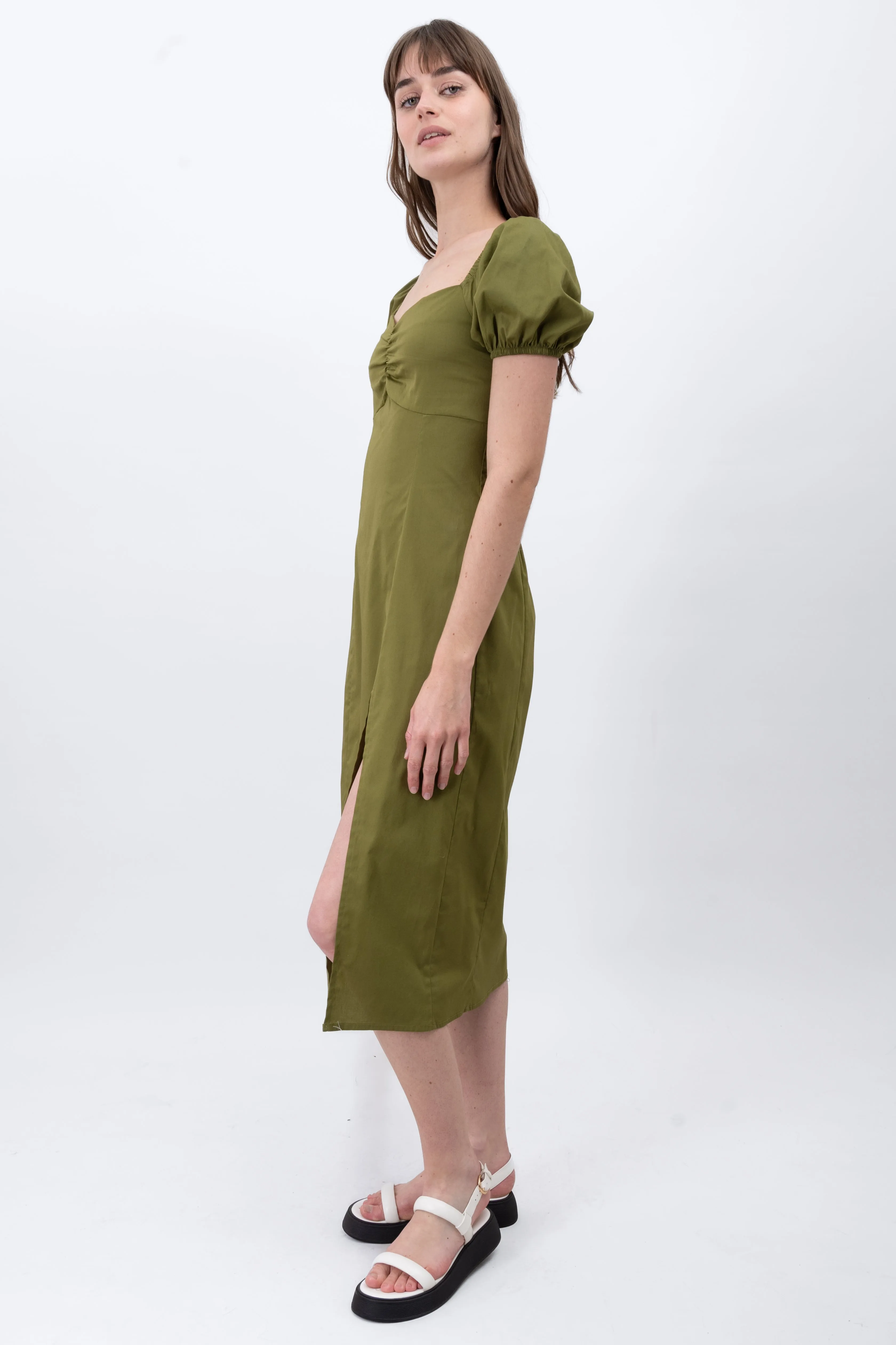 Vestido Midi Fruncido sold by Shasa product image thumbnail 3