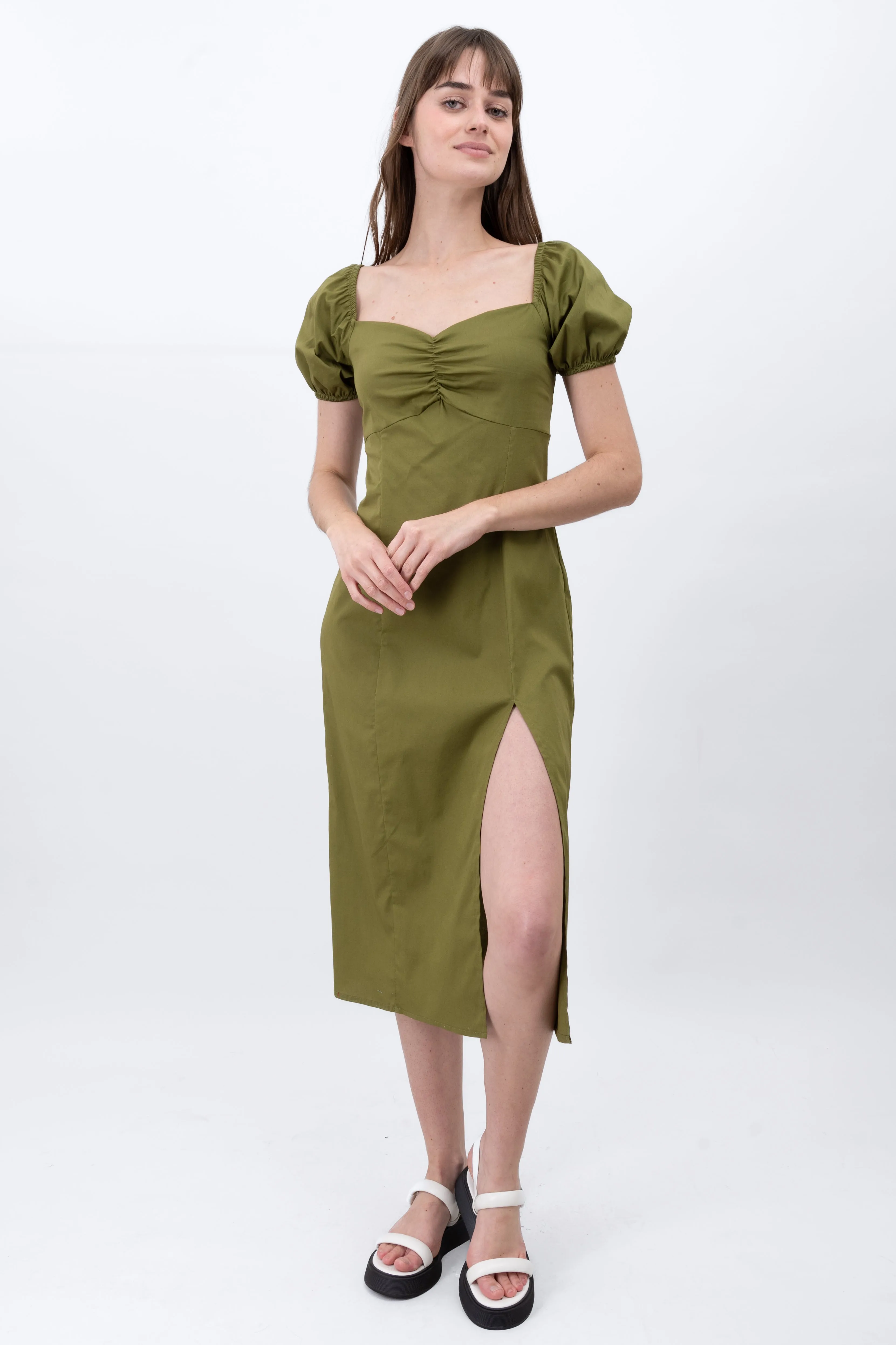 Vestido Midi Fruncido sold by Shasa