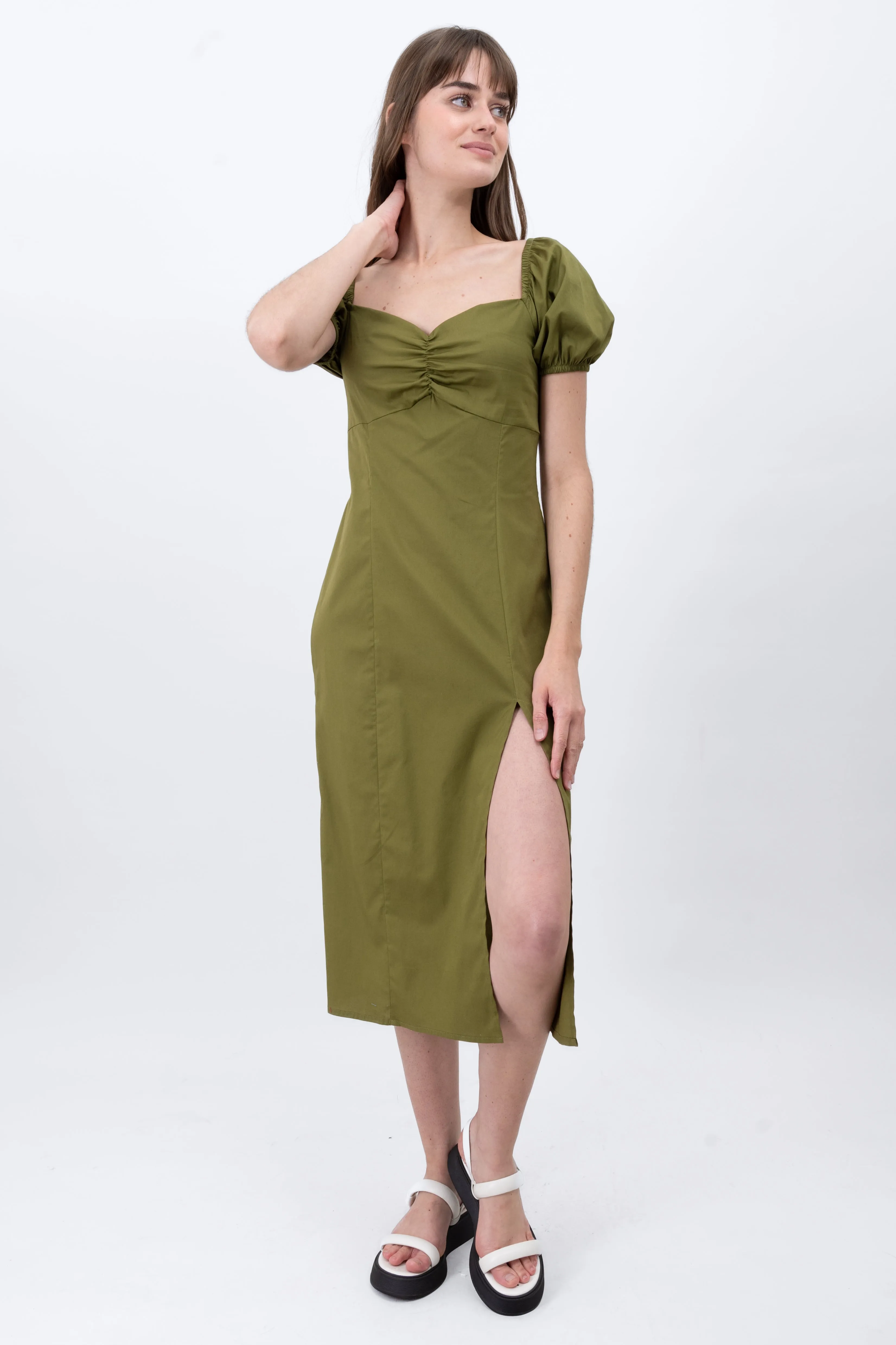 Vestido Midi Fruncido sold by Shasa product image thumbnail 2
