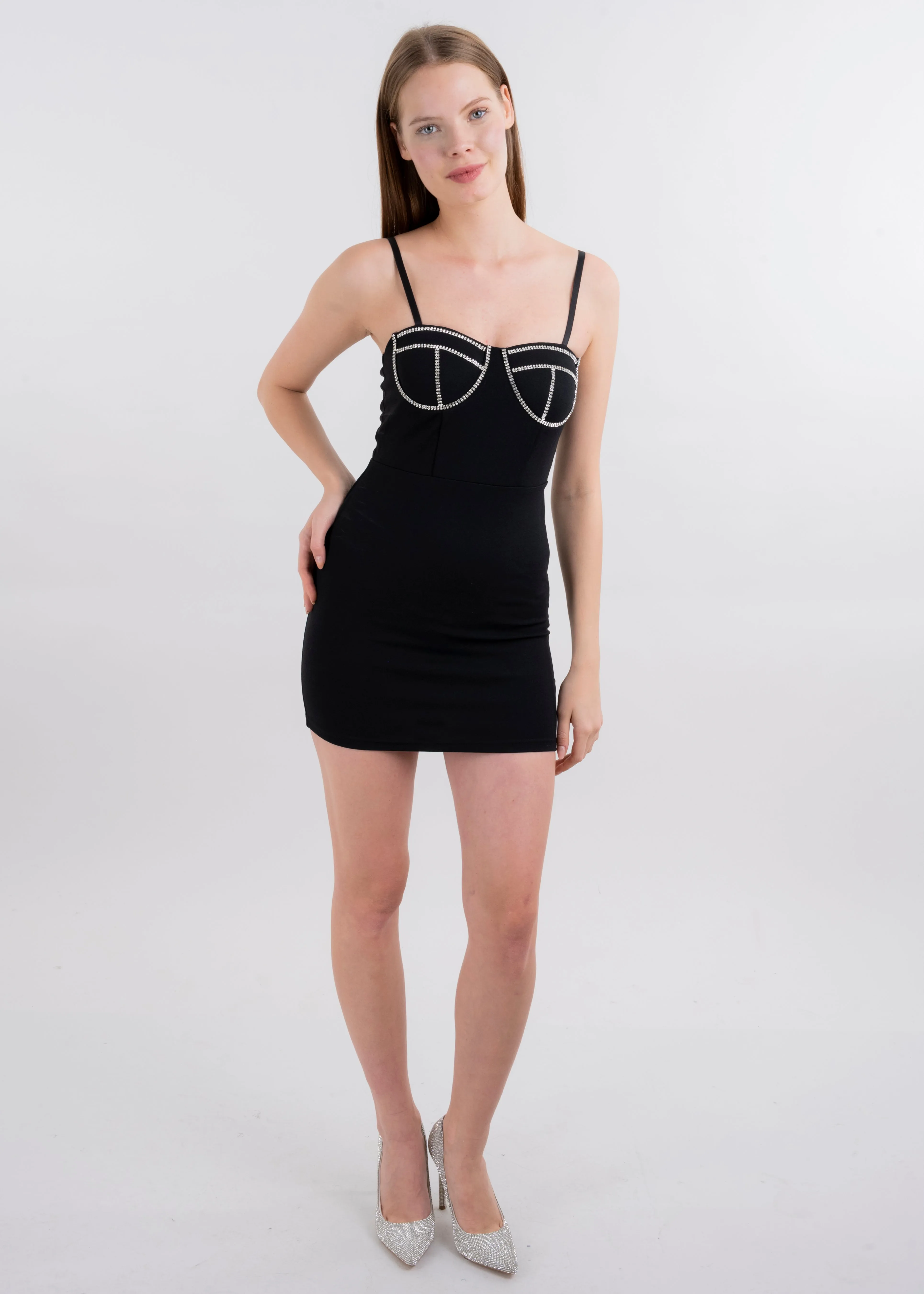 Vestido mini copas brillos sold by Shasa product image thumbnail 2