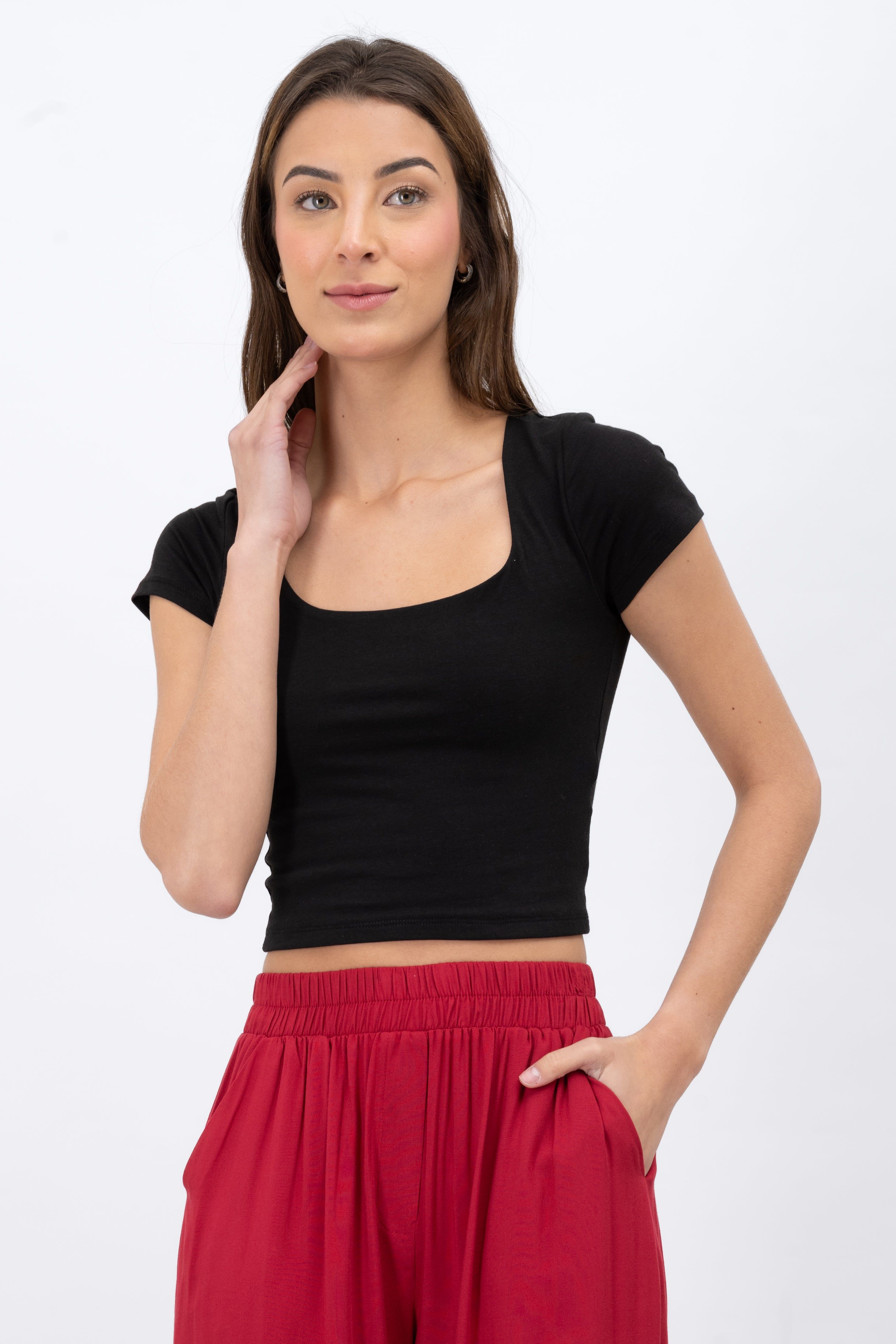 Top Doble Tela Cuello Cuadrado sold by Shasa product image thumbnail 2