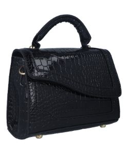 Bolsa estructurada textura croco sold by Shasa
