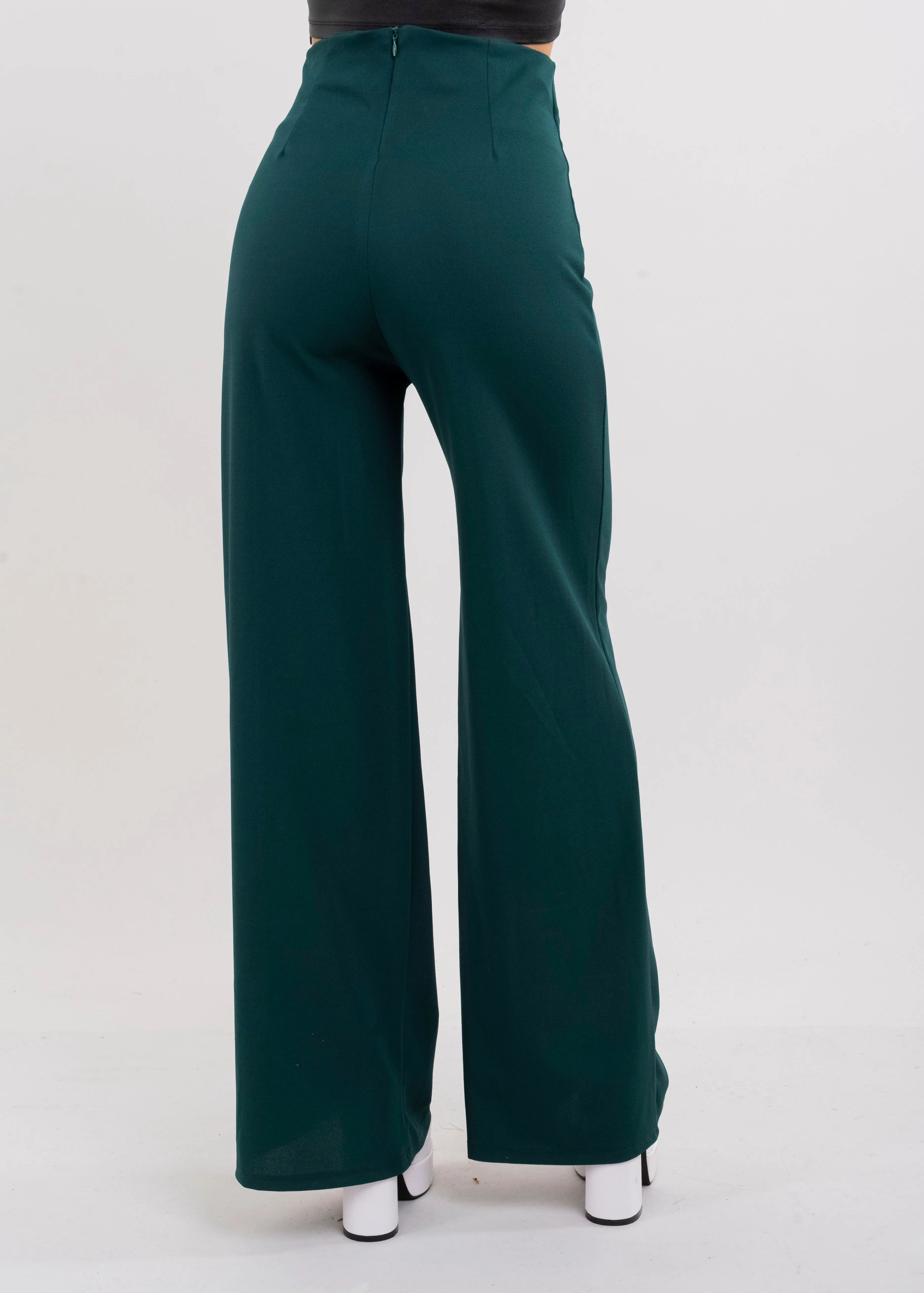 Pantalón Wide Leg Cintura Alta Costuras sold by Shasa product image thumbnail 4