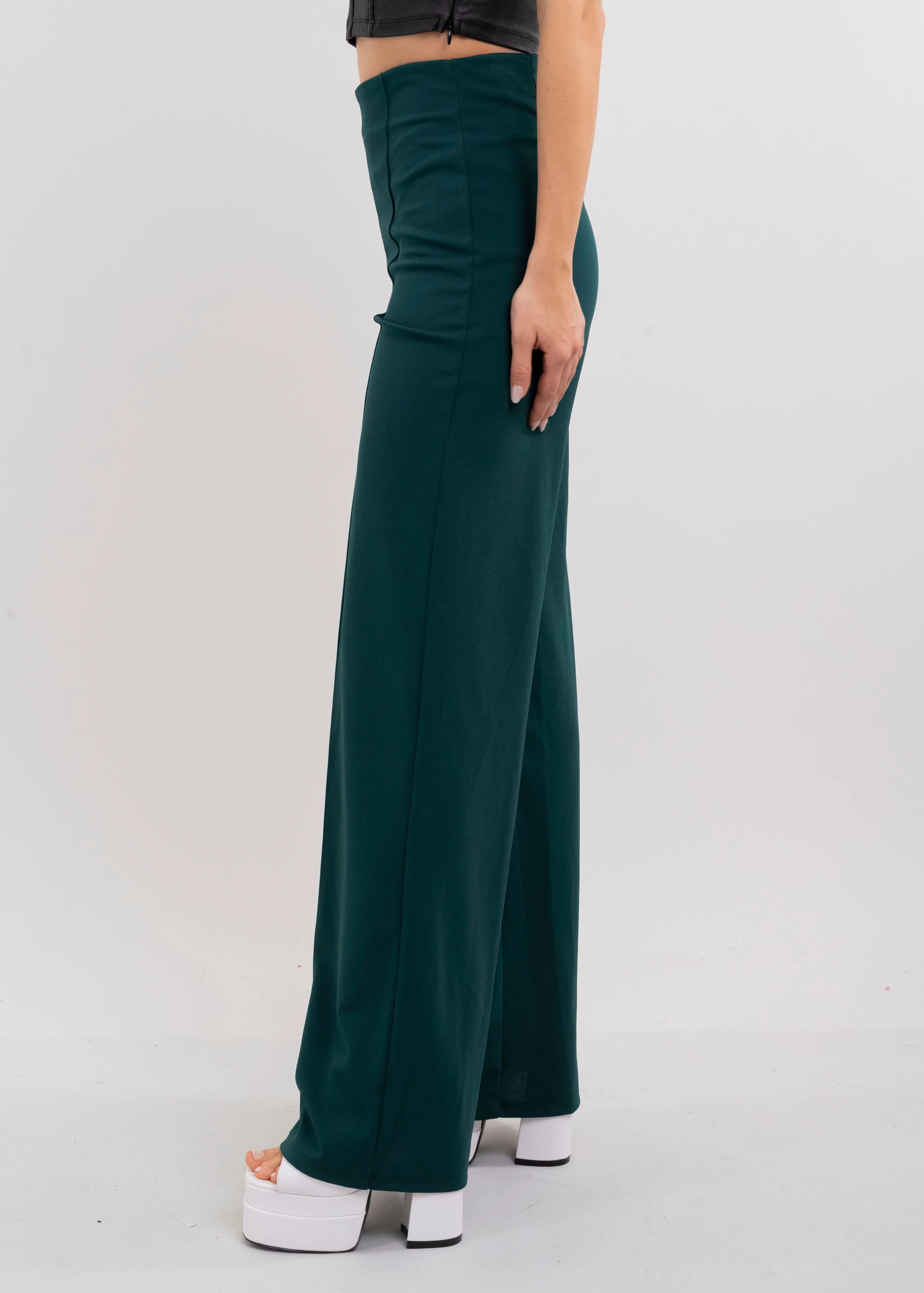 Pantalón Wide Leg Cintura Alta Costuras sold by Shasa product image thumbnail 3