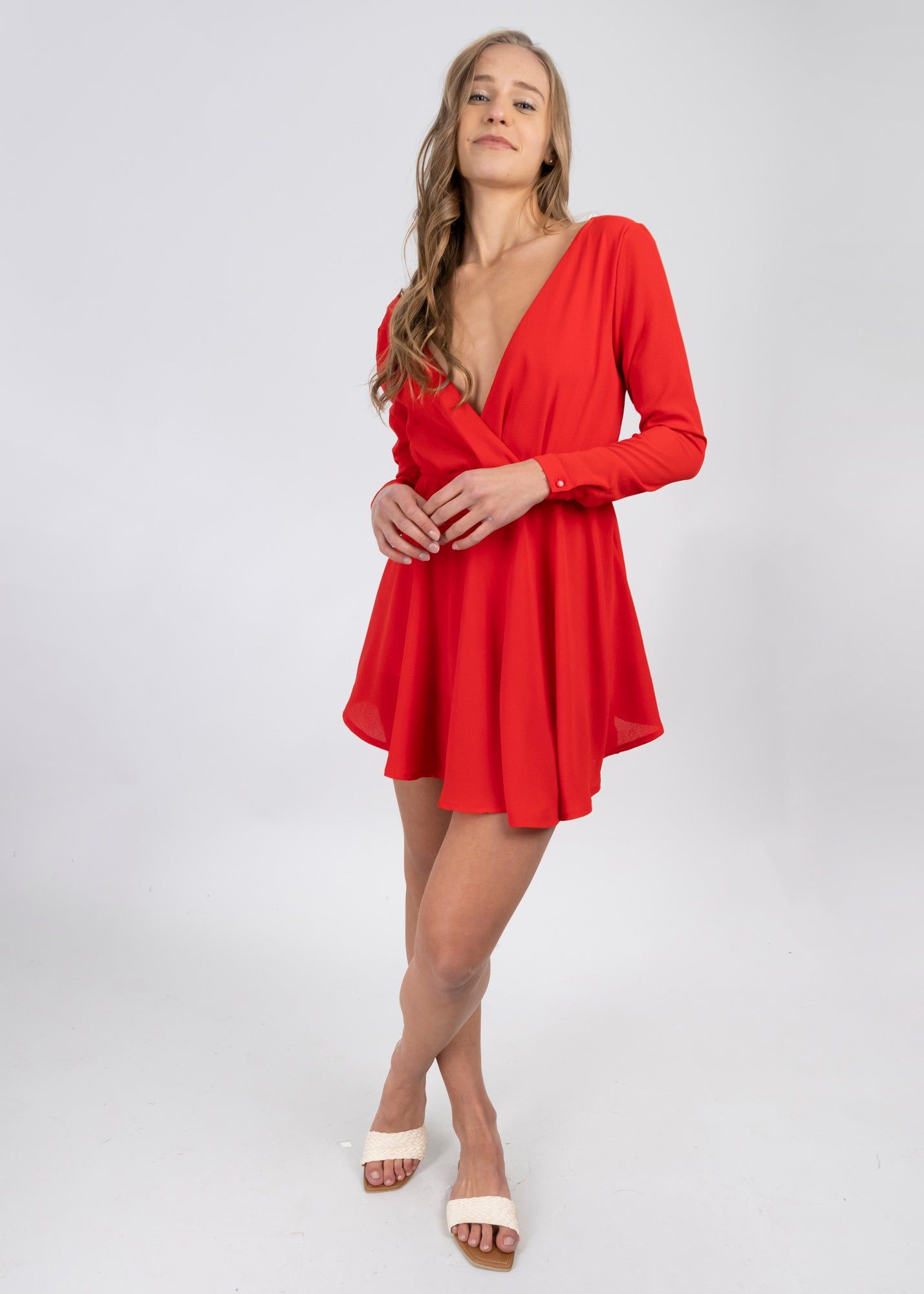 Vestido fruncido espalda v sold by Shasa