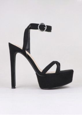Tacón plataforma suede sold by Shasa
