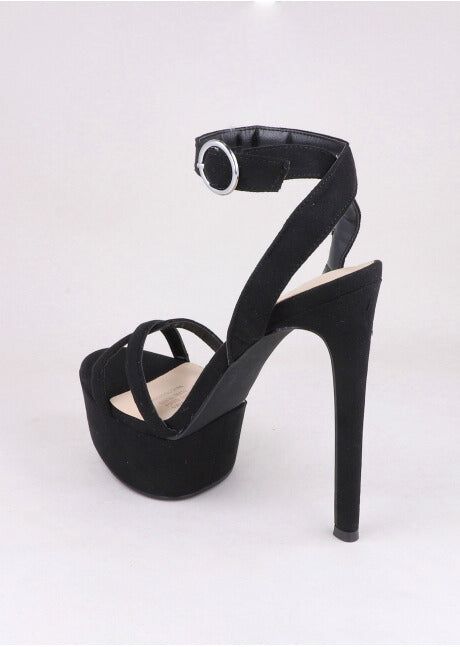 Tacón plataforma suede sold by Shasa product image thumbnail 4