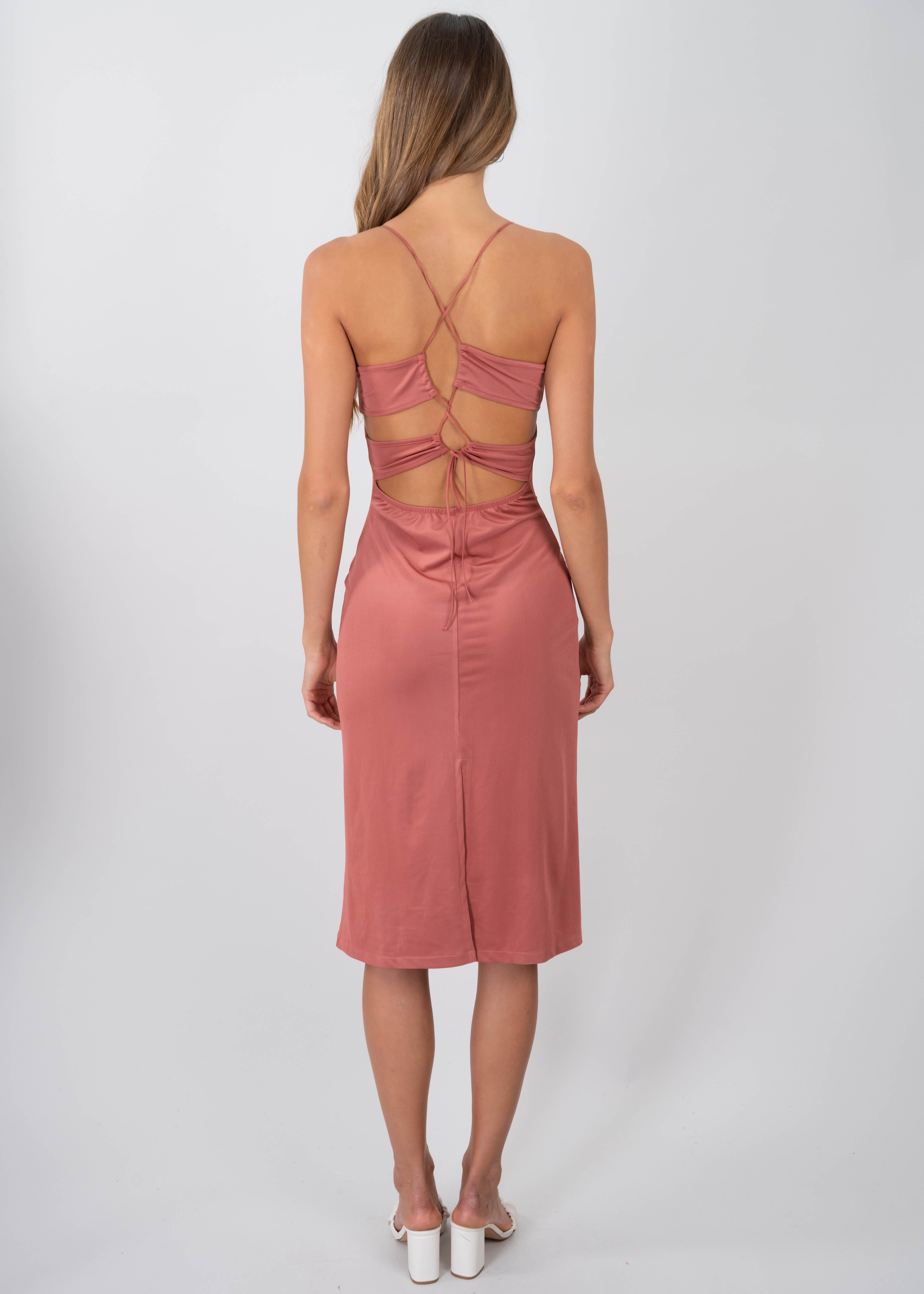 Vestido midi escote espalda sold by Shasa product image thumbnail 4