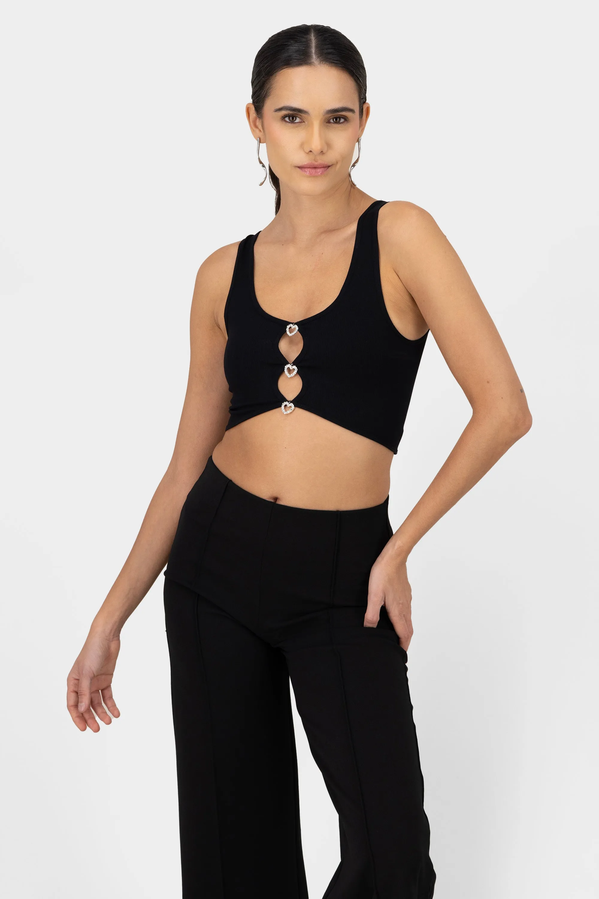 Top corto corazones y aberturas sold by Shasa product image thumbnail 2