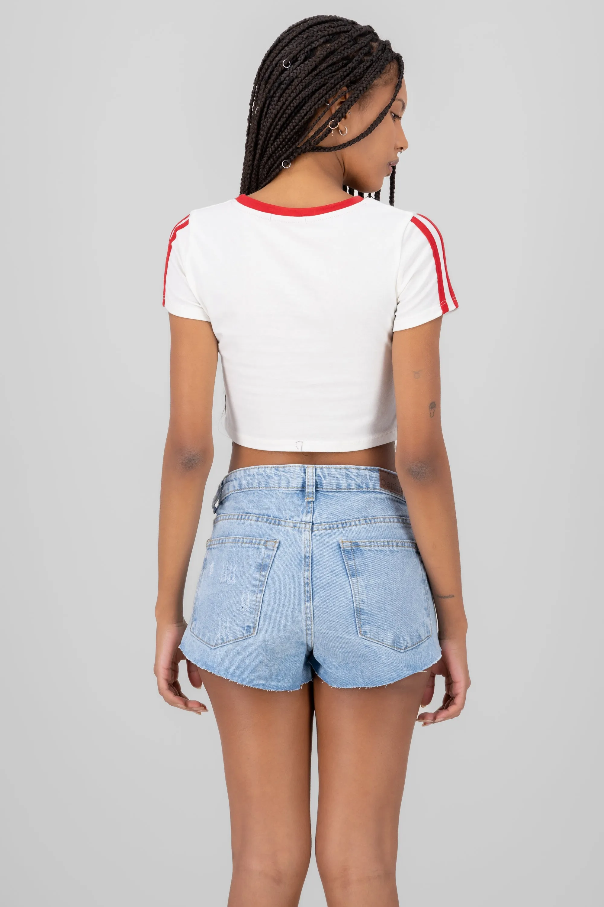 Playera crop contraste sold by Shasa product image thumbnail 4
