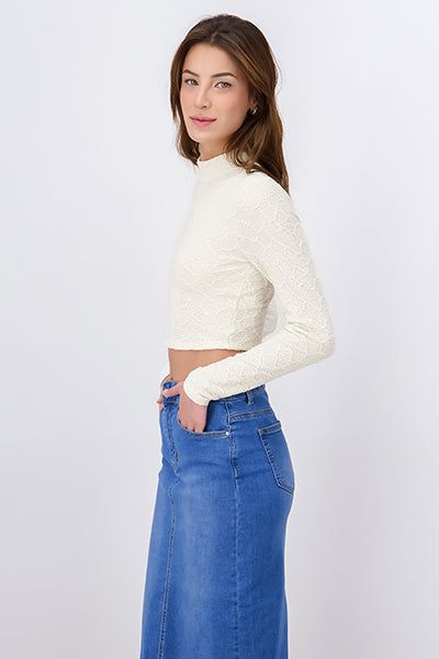 Top manga larga textura sold by Shasa product image thumbnail 3