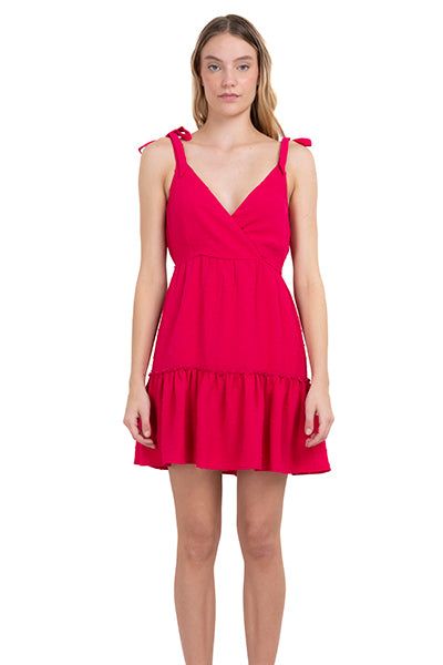 Vestido mini escote cruzado olan sold by Shasa product image thumbnail 2