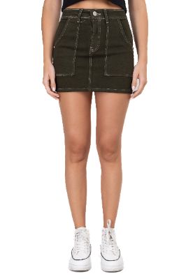 Falda mini denim bolsillos sold by Shasa