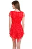 Vestido mini corazones flock sold by Shasa