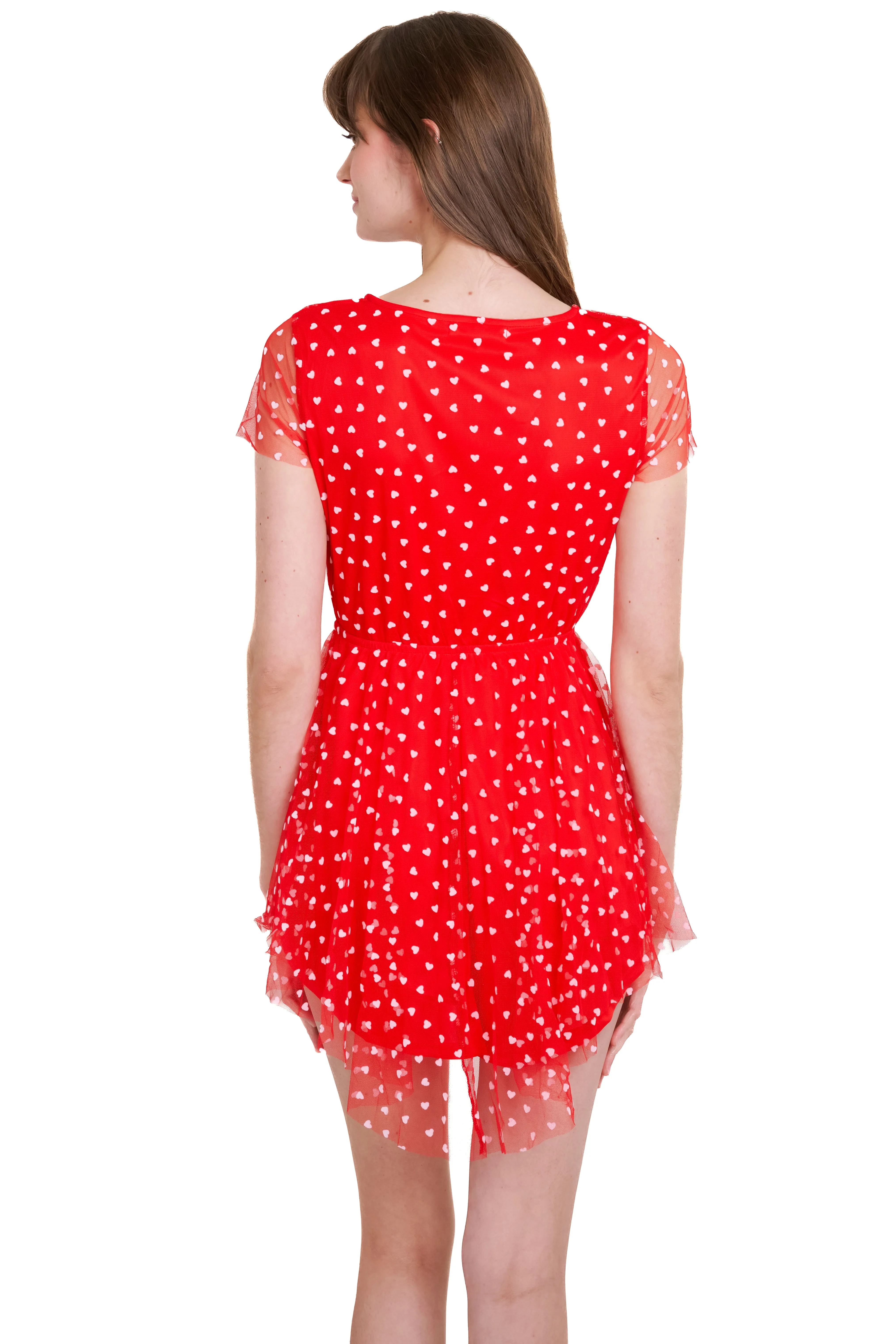 Vestido mini corazones flock sold by Shasa product image thumbnail 4
