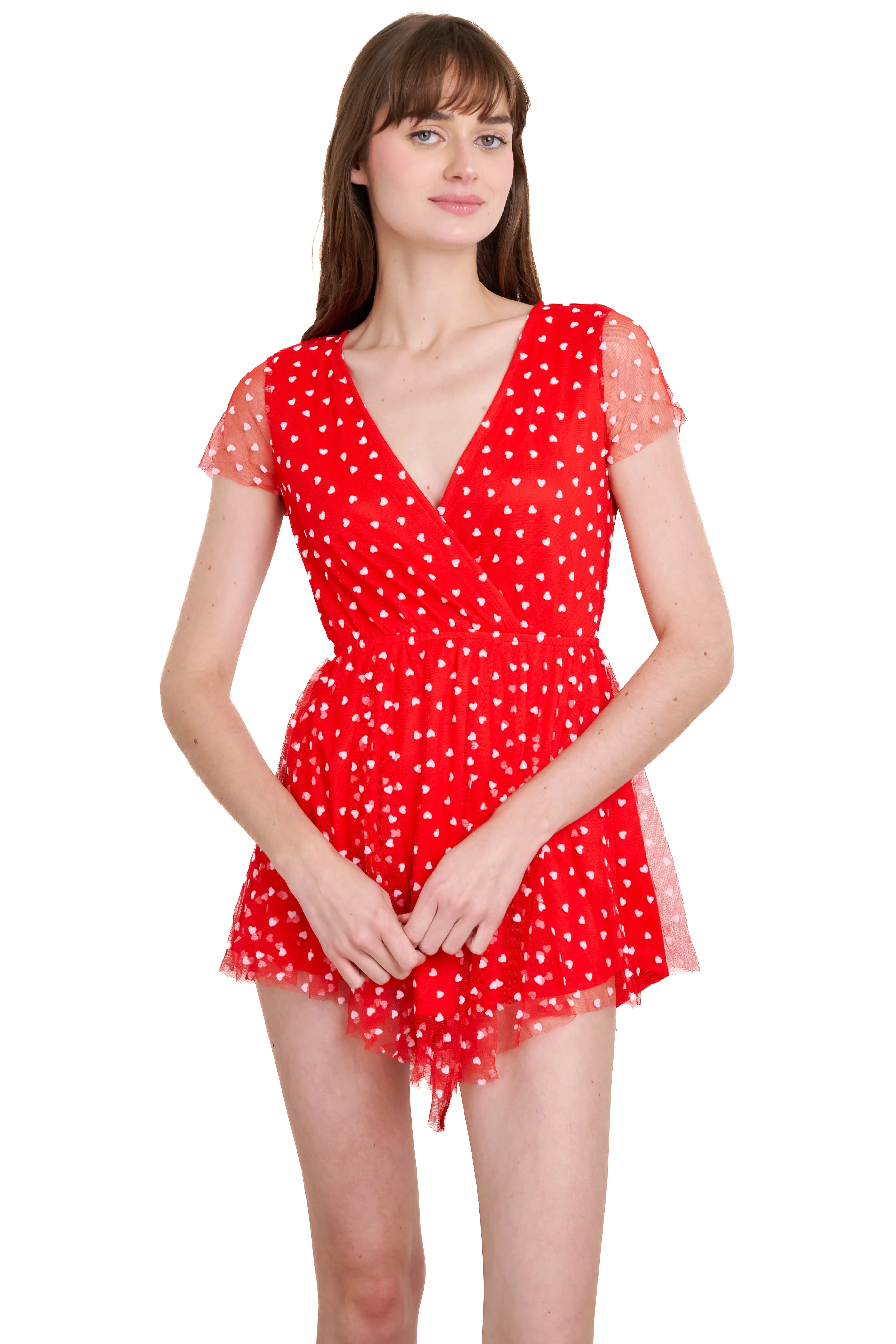 Vestido mini corazones flock sold by Shasa product image thumbnail 2