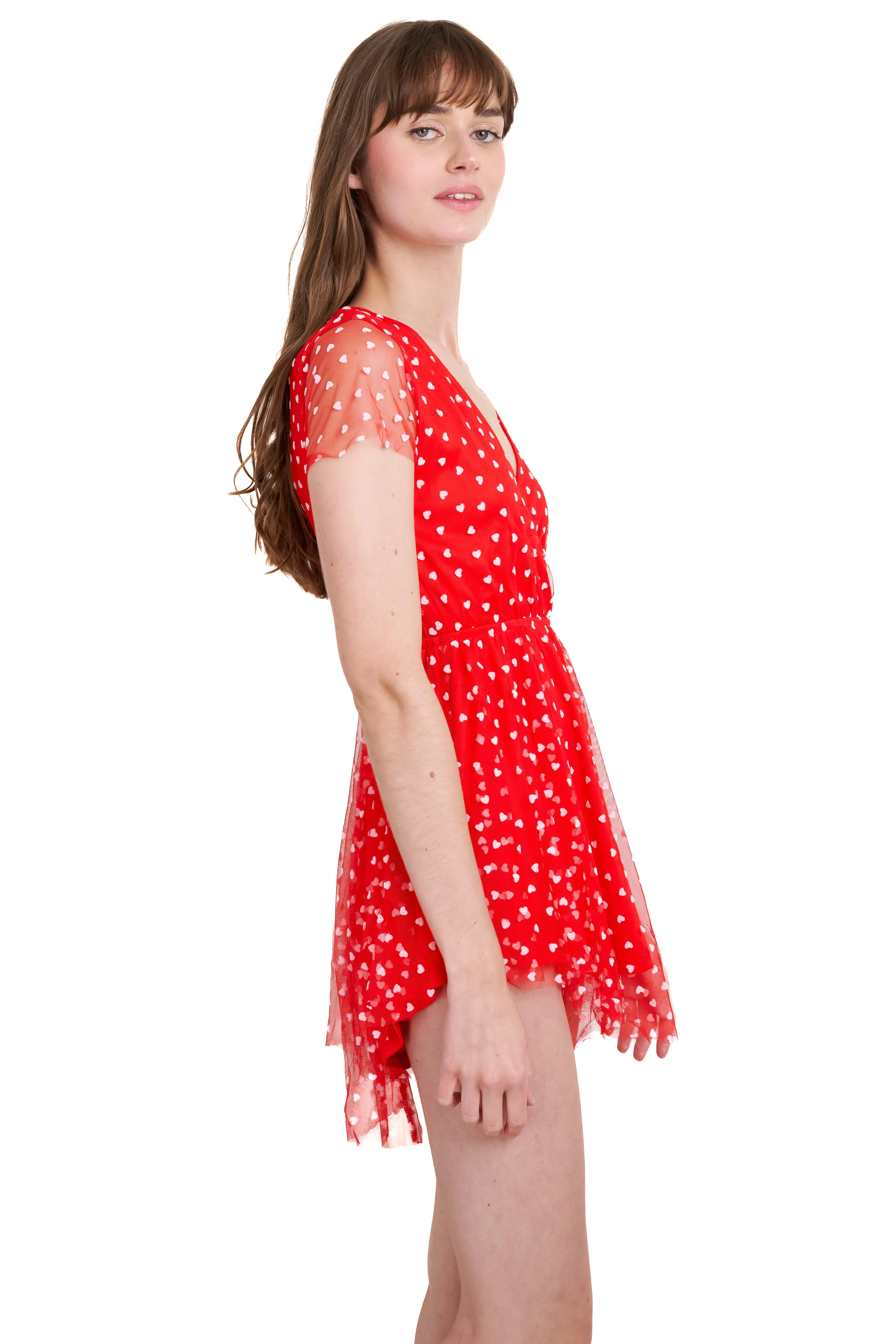 Vestido mini corazones flock sold by Shasa product image thumbnail 3