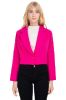 Saco crop cruzado con dettale de boton sold by Shasa