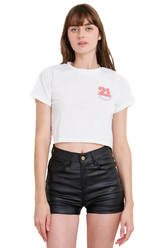 Top crop estampado fútbol sold by Shasa