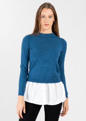 Suéter camisa velvet sold by Shasa