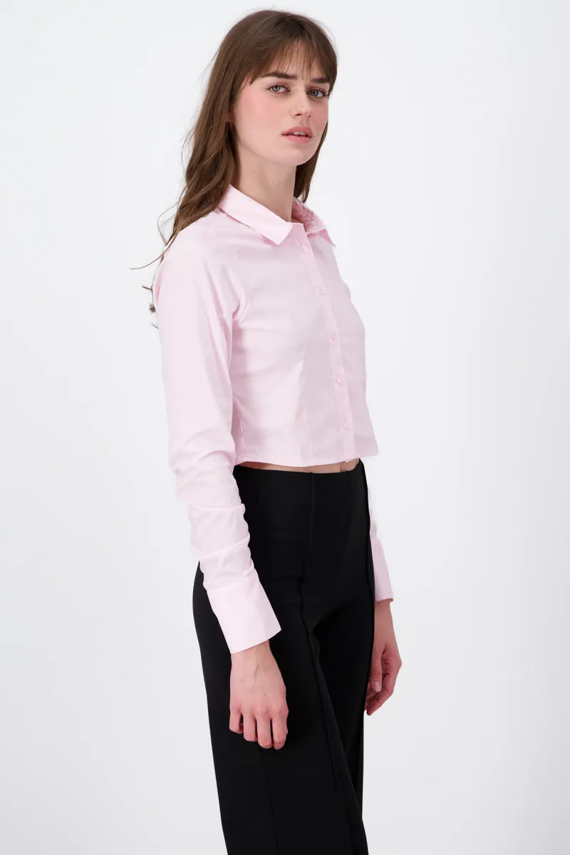 Camisa Crop Detalle Drapeado Mangas sold by Shasa product image thumbnail 3