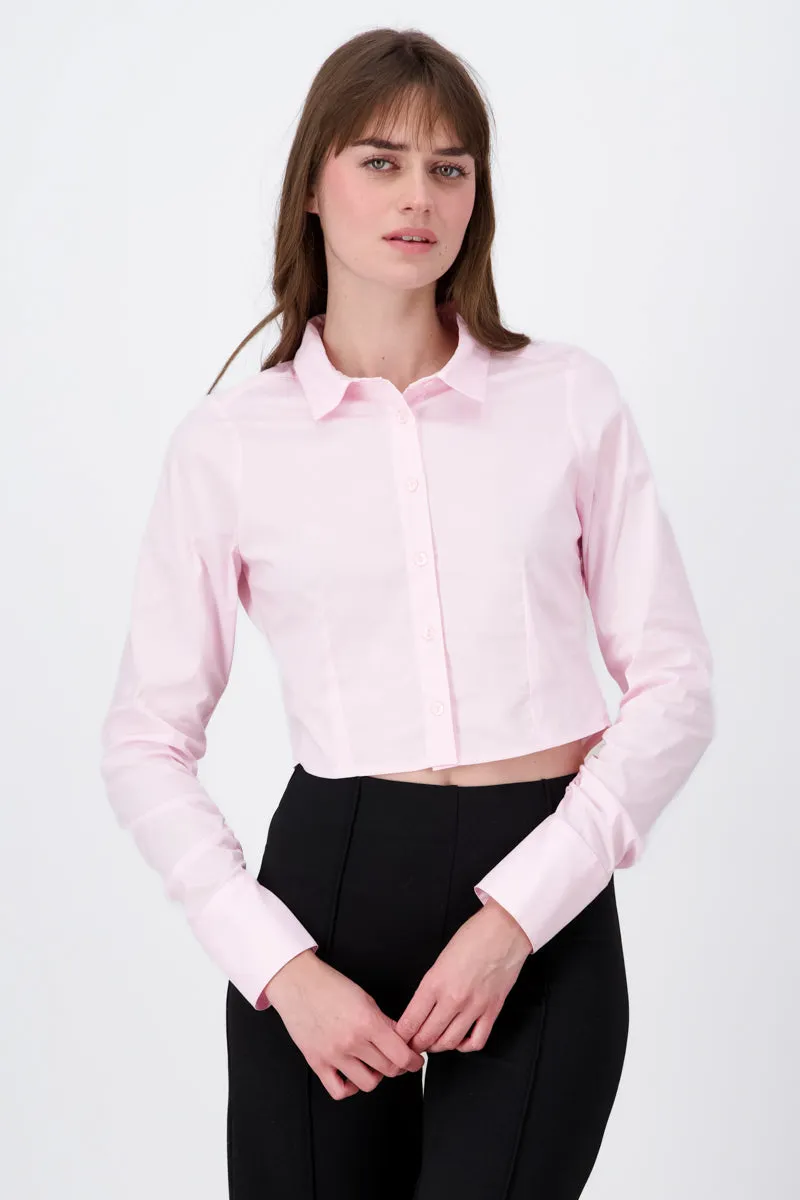 Camisa Crop Detalle Drapeado Mangas sold by Shasa product image thumbnail 2