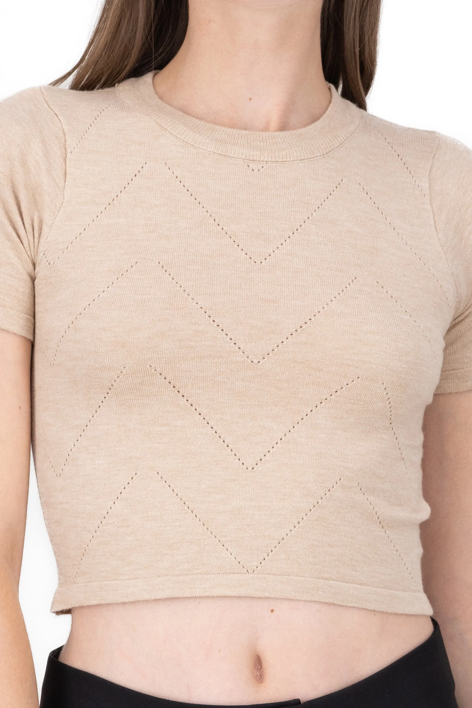 Top tejido liso manga corta sold by Shasa product image thumbnail 5