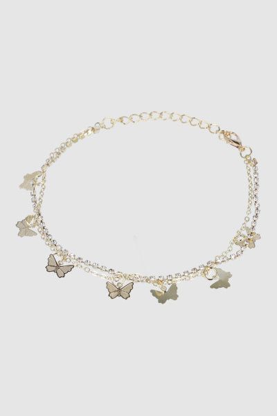 Anklet brillos mariposa sold by Shasa product image thumbnail 2