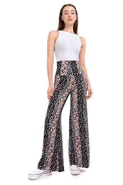 Pantalon wide leg estampado flores sold by Shasa product image thumbnail 2